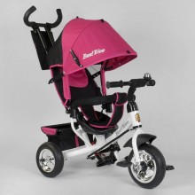 Детский трехколесный велосипед Best Trike 6588 - 12-418  с ремнем безопасности Бело-розовый