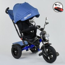 Детский трехколесный велосипед Best Trike 4490 - 3525 пульт включения звука и света Синий