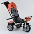 Детский трехколесный велосипед Best Trike 9288 В - 4716 музыкальная панел Ремень безопасности Страховочный бампер Оранжевый