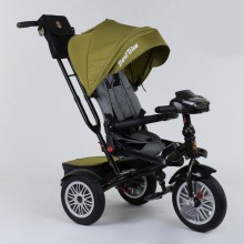 Детский трехколесный велосипед Best Trike 9288 В - 3679 музыкальная панел Ремень безопасности Страховочный бампер Горчичный