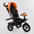 Детский трехколесный велосипед Best Trike 6088 F - 3020 Поворотное сидение Пульт Сумка для мелочей Черный