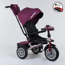 Детский трехколесный велосипед Best Trike 9288 В - 6945 музыкальная панел Ремень безопасности Поворотное сиденье Фиолетовый