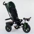 Детский трехколесный велосипед Best Trike 9500 - 2265 музыкальная панел Ремень безопасности Поворотное сиденье Белый с зеленым