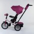 Детский трехколесный велосипед Best Trike 9288 В - 6945 музыкальная панел Ремень безопасности Поворотное сиденье Фиолетовый