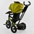 Детский трехколесный велосипед Best Trike 6088 F - 3110 Поворотное сидение Пульт Сумка для мелочей Зеленый
