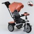 Детский трехколесный велосипед Best Trike 9288 В - 4716 музыкальная панел Ремень безопасности Страховочный бампер Оранжевый