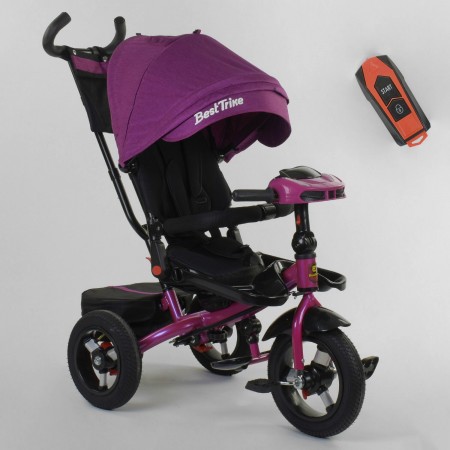 Детский трехколесный велосипед Best Trike 6088 F-08-202 музыкальная панель c USB Фиолетовый