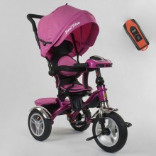 Детский трехколесный велосипед Best Trike 5890/82-239 Музыкальная панель c USB поворотное сидение Розовый