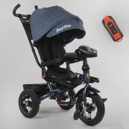 Детский трехколесный велосипед Best Trike 6088 F - 04-997 музыкальная панель c USB Синий