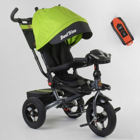 Детский трехколесный велосипед Best Trike 6088 F - 08-226 музыкальная панель c USB Зеленый