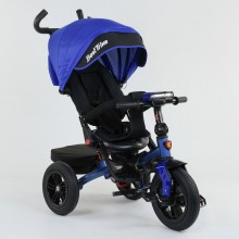Детский трехколесный велосипед Best Trike 9500 - 7820 музыкальная панел Ремень безопасности Поворотное сиденье Синий с черным