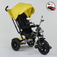 Детский трехколесный велосипед Best Trike 4490 - 3948 пульт включения звука и света Желтый