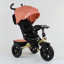 Детский трехколесный велосипед Best Trike 9500 - 9035 музыкальная панел Ремень безопасности Поворотное сиденье Бронза