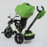 Детский трехколесный велосипед Best Trike 4490 - 3553 пульт включения звука и света Зеленый