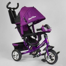 Детский трехколесный велосипед Best Trike 6588 - 29-309 поворотное сиденье LED фара Сигнализация Фиолотовый