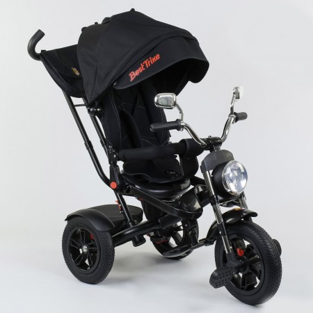 Детский трехколесный велосипед Best Trike 4490 - 7009 пульт включения звука и света Черный