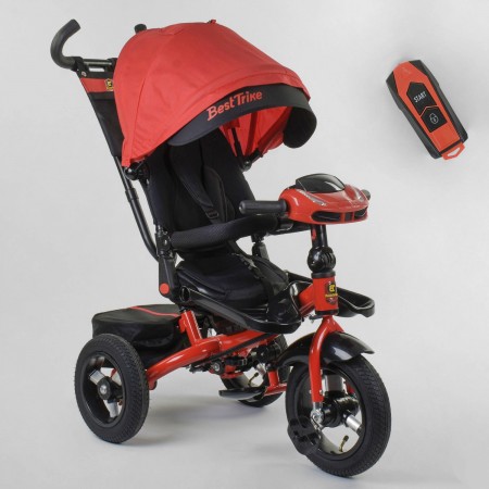 Детский трехколесный велосипед Best Trike 6088 F - 07-101 музыкальная панель c USB Красный