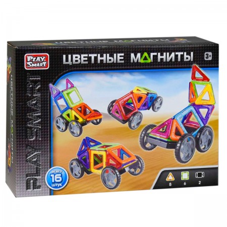 Магнитний конструктор Play Smart 2426 (16 деталі)