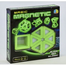 Магнитный конструктор Magic Magnetic JH 6897 (14 деталей) 