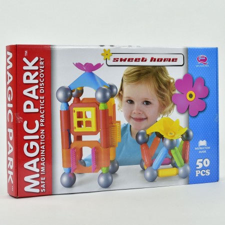 Магнитный конструктор Magic Park QF 8117 E, 50 деталей
