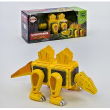 Магнитный конструктор Magformers LQ 625 "Динозавр". Звук, подсветка. 20 деталей