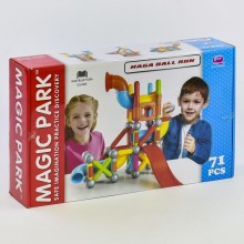 Магнитный конструктор Magic Park QF 8116 Е, 71 деталь