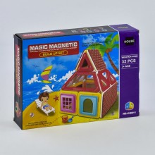 Магнитный конструктор Magic Magnetic JH 8811"Домик", 32 деталей 
