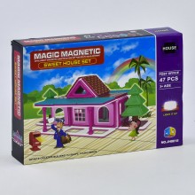 Магнитный конструктор Magic Magnetic JH 8818 "Почта", 47 деталей