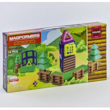 Магнитный конструктор Magformers LQ 633 "Домик" 18 деталей