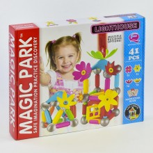 Магнитный конструктор Magic Park QF 8618 Е, 41 деталь