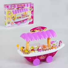 Игровой набор FunToy 668-30 Кондитерская с вместительным чемоданом на устойчивых колесах Розовый
