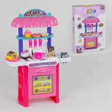 Набор магазин Kids Toys  36778-110 "Фаст-фуд" с набором посуды и сладостей на липучках 35 элементов Розовый
