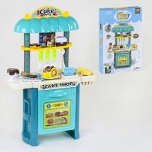 Набор магазин Kids Toys 36778-112 с набором посуды и сладостей на липучках Синий