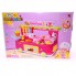 Игровой набор Baby plus 889-108 "Кафе быстрого питания" автобус на колесах 29 эаксессуаров Красный