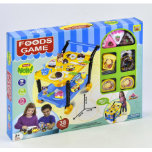 Игровой набор KidsToys 36778-86 Сладостей с сервировочным столиком на колесиках Желтый