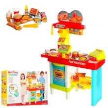 Игровой магазин Bambi Fast food 889-72 звуковые световые эффекты 48 аксессуаров