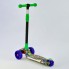 Самокат Best Scooter UL - 55077 S трехколесный. Колеса из полиуретана. Подсветка колес и платформы. (55077 S -А) 