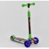 Самокат Best Scooter UL - 55077 S трехколесный. Колеса из полиуретана. Подсветка колес и платформы. (55077 S -А) 