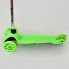 Самока Best Scooter MINI 466-112 трехколесный. Колеса из полиуретана с подшипниками типа ABEC-7, при езде светятся. Салатовый (466-112 А)