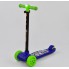 Самокат Best Scooter А - 072 B трехколесный. Руль с фонариком, колеса из полиуретана с подсветкой. Синий. (А - 072 B - А)