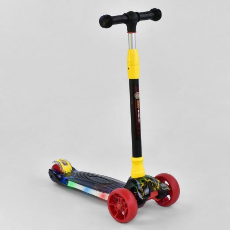 Самокат Best Scooter UL - 10844 S трехколесный. Колеса из полиуретана. Подсветка колес и платформы. (10844 S -А) 