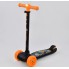 Самокат Best Scooter А - 804 BL трехколесный. Руль с фонариком, колеса из полиуретана с подсветкой. Оранжевый-черный. (А - 804 BL-А)