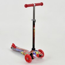 Самокат Best Scooter MINI 779-1288 трехколесный. Колеса поулиретановые с подсветкой. Подшипники типа ABEC-7. Красный. (779-1288 А)