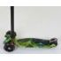 Самокат триколісний Best Scooter MAXI А 25462 / 779-1317 Колеса PU світні Чорний з зеленим