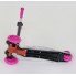 Самокат триколісний Best Scooter MAXI А 25598 / 779-1341 Колеса поліуретан світні Білий з рожевим