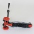 Самокат триколісний Best Scooter Maxi А 24659 / 779-1308 Сумний кермо Колеса поліуретан Чорний