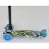 Самокат триколісний Best Scooter MAXI А 25467 / 779-1322 Колеса PU світяться Графіті синій