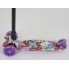 Самокат триколісний Best Scooter MAXI А 24664 /779-1313 Колеса PU світяться Графіті фіолетовий