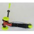 Самокат триколісний Best Scooter А 24647 / 779-1391 Сумний кермо Колеса поліуретан Графіті салатовий