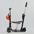 Самокат триколісний Best Scooter 15600 Колеса поліуретан Світяться Батьківська ручка Абстракція